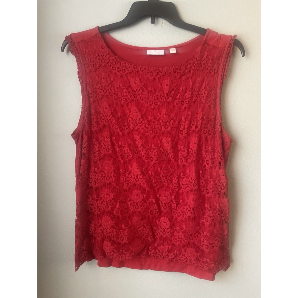 7th Avenue Design Studio‎ New York &Co Ted lace sleeveless XL
